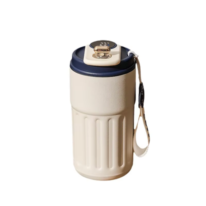 450Ml Thermos Bottle Smart Display Temperature 316 Stainless Steel Vacuum Cup Office Coffee Cup Business Portable Thermal Mug