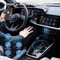 Adaptador Carplay Inalámbrico Para Iphone, Convierte Cable De Fábrica En Dongle Para Control Plug & Play, Compatible Con Coches Desde 2017